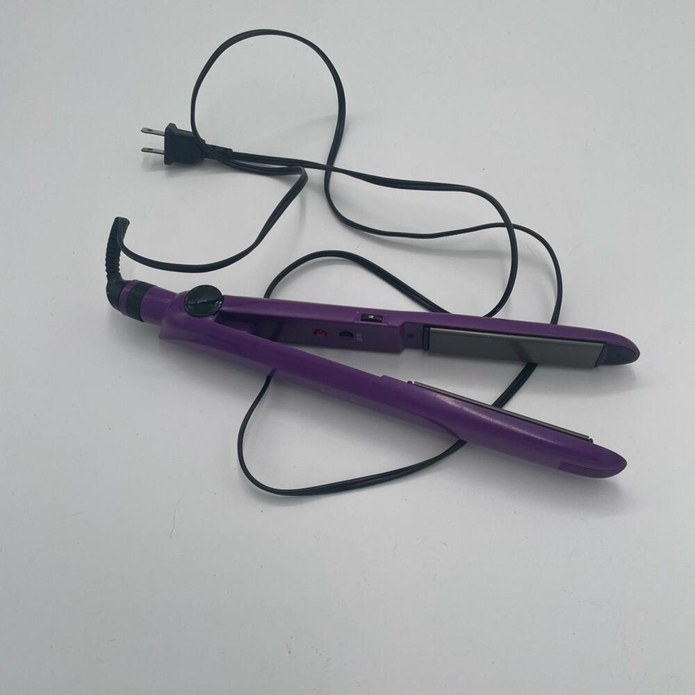 CONAIR CS89CS PURPLE 1" FLATS IRON TOURMALINE CERAMIC